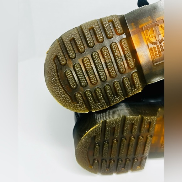 Dr Martens Blake ii Black Leather Boots with Gold Buckle Like New - Picture 7 of 13